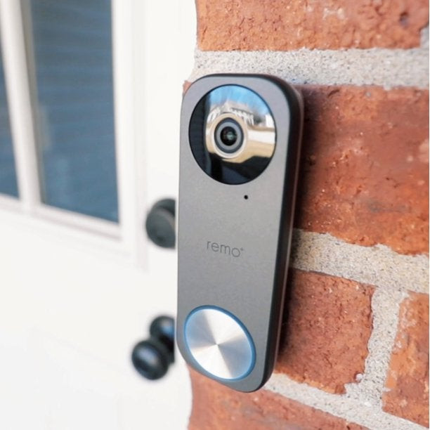 Remo+ RemoBell S Smart Wi-Fi Video Doorbell Camera with HD Video, 2-Way Talk