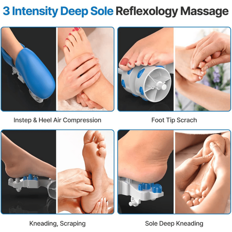 Renpho Foot Massager Machine with Heat, Shiatsu Deep Kneading, Multi-Level Settings