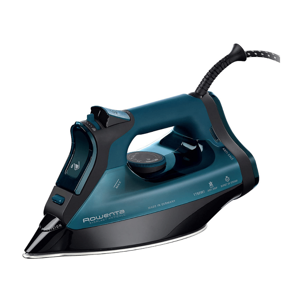 Rowenta DW7180 Everlast Anti-Calc Steam Iron Stainless Steel Soleplate With Auto-Off, 1750W