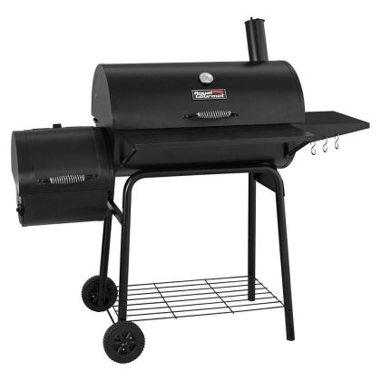 Royal Gourmet 30" BBQ Charcoal Grill And Offset Smoker