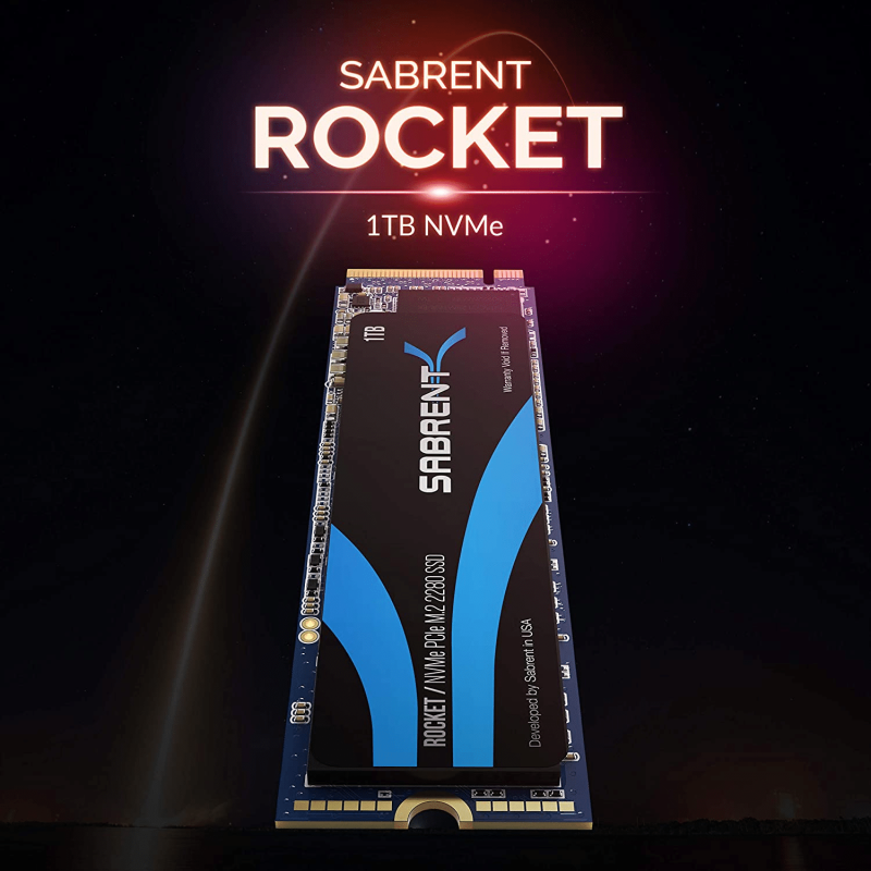 Sabrent 1TB Rocket NVMe PCIe M.2 2280 Internal SSD Solid State Drive