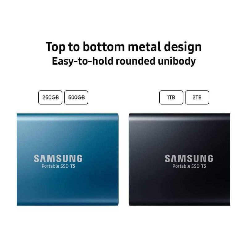 Samsung T5 Portable SSD 1TB - Up to 540MB/s - USB 3.1 External Solid State Drive