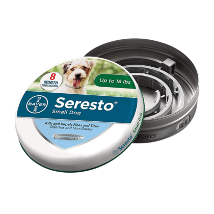 Seresto Flea And Tick Collar For Dogs, 8 Month Tick And Flea Collar For Small Dogs 2 Pack