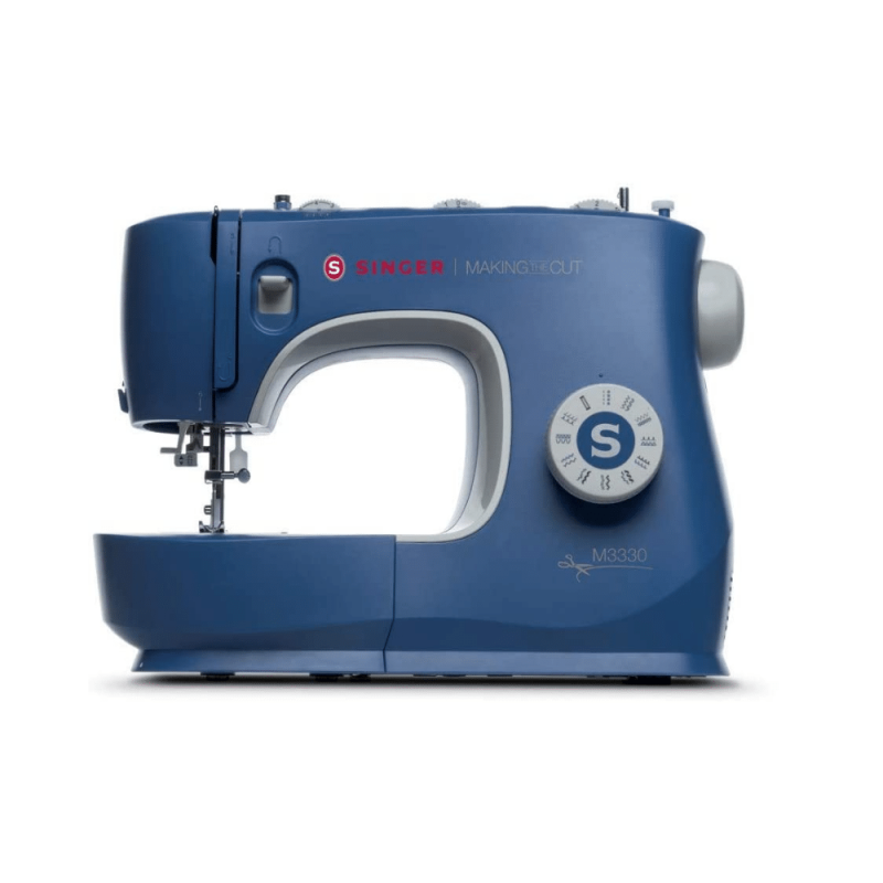 Singer M3330 Making The Cut Sewing Machine with 97 Stitch Applications, Metal Frame, & Needle Threader