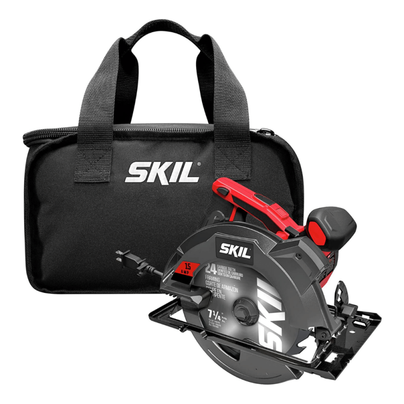 Skil 5280-01 Circular Saw with Single Beam Laser Guide, 15 Amp/7-1/4 Inch