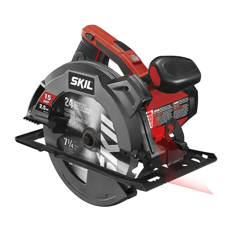 Skil 5280-01 Circular Saw with Single Beam Laser Guide, 15 Amp/7-1/4 Inch