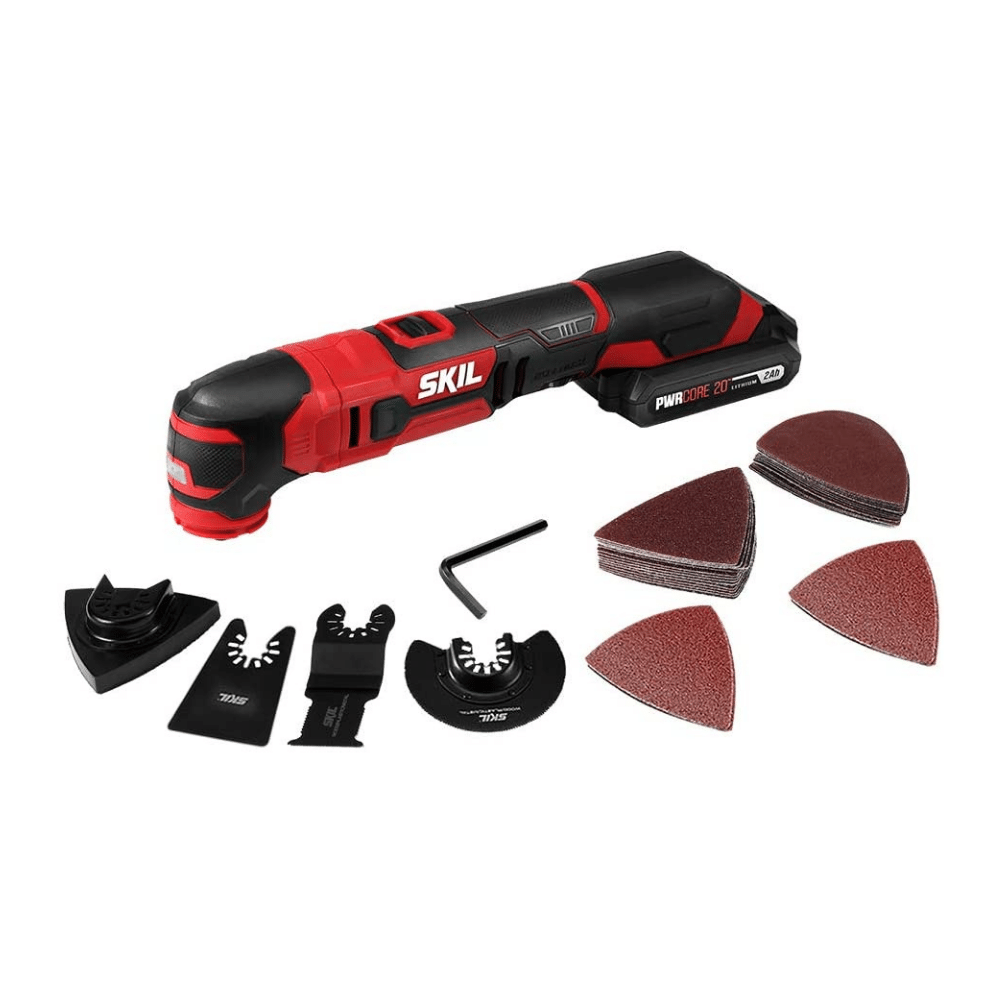 Skil OS593002 PWR Core 20V Oscillating Tool Kit with 2.0Ah Lithium Battery & Charger