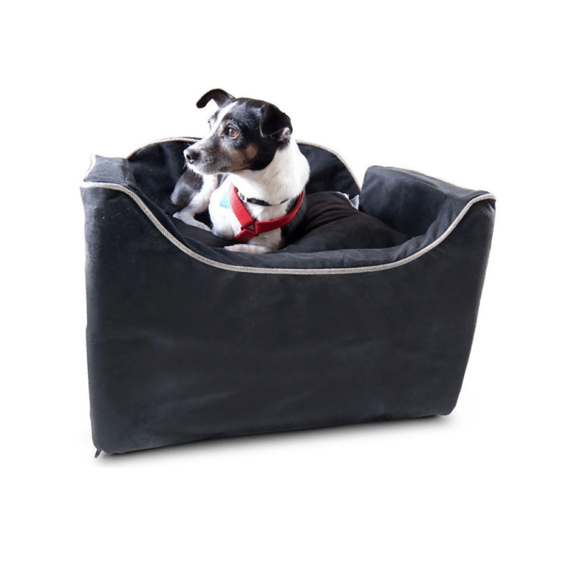 Snoozer Black Luxury Lookout I Dog Car Seat, Small