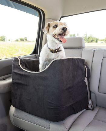 Snoozer Black Luxury Lookout I Dog Car Seat, Small