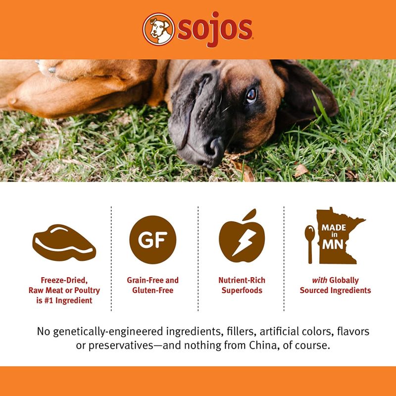 Sojos Complete Beef Recipe Dried Raw Dog Food, 7 Pounds