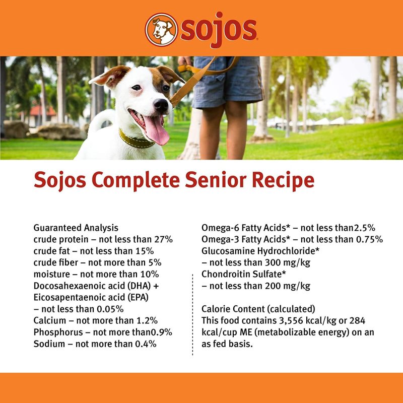 Sojos Complete Turkey & Salmon Recipe Senior Grain-Free Freeze-Dried Raw Dog Food, 7 Pounds