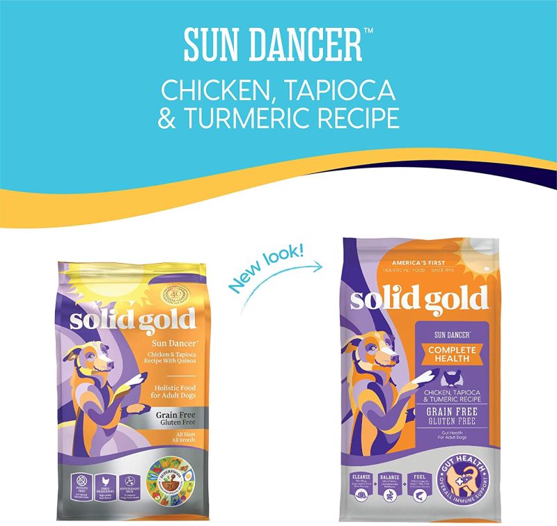 Solid Gold Sun Dancer, Chicken Tapioca & Turmeric Flavor, 24 Pounds