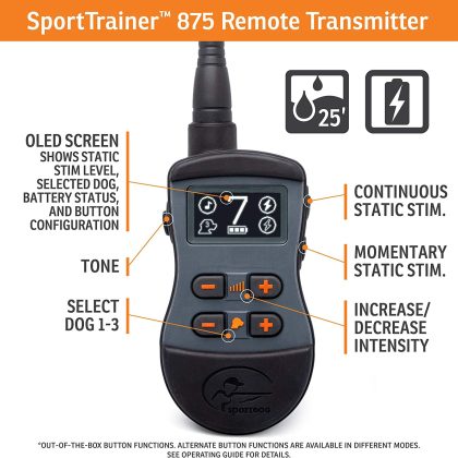 SportDog Brand SportTrainer Remote Trainer, 880 Yards Range, Waterproof