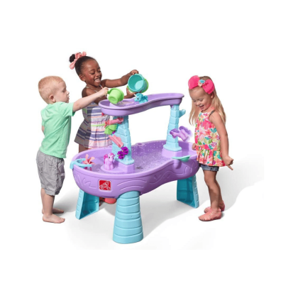 Step2 Rain Showers Water Table with 13 Pieces Unicorn Accessory Set