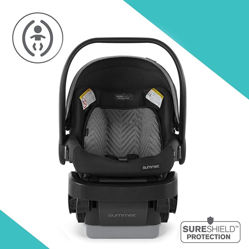Summer Infant Affirm 335 Rear-Facing Infant Car Seat, Onyx Black