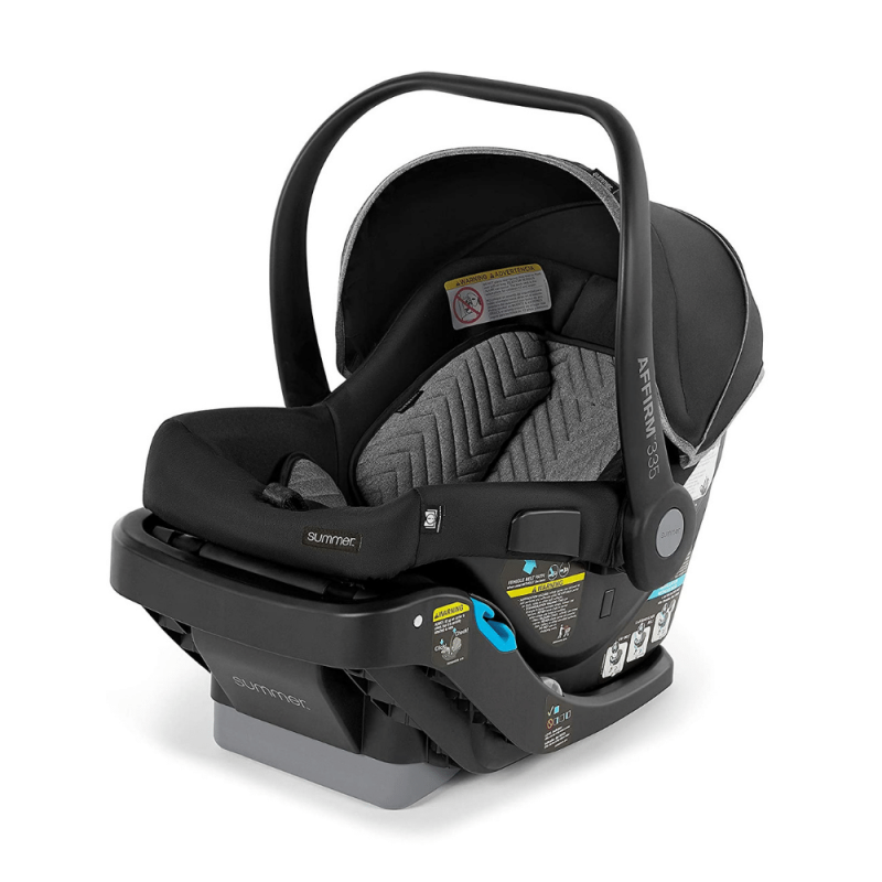 Summer Infant Affirm 335 Rear-Facing Infant Car Seat, Onyx Black