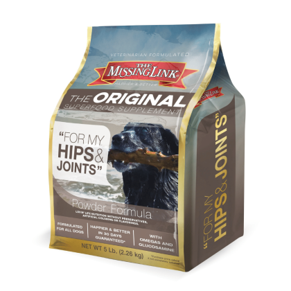 The Missing Link Original Superfood Supplement for Hips & Joints for Dogs, 5 Pounds
