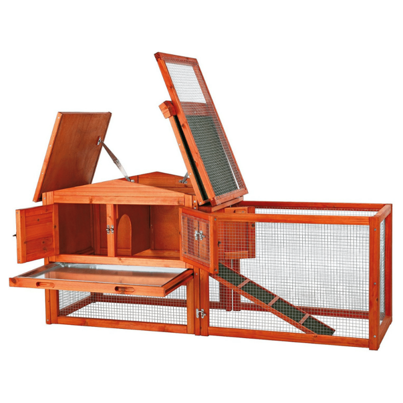 Trixie Natura Animal Hutch With Outdoor Run