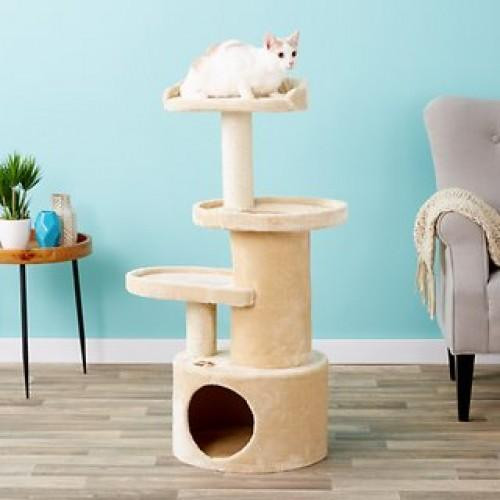Trixie Oviedo Scratching Post for Cats, 17.5" L X 17.5" W X 41.25" H