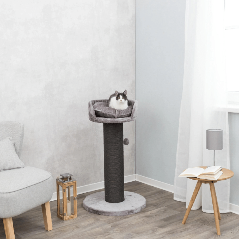Trixie Pepino Cat Scratching Post In Gray, 35" H