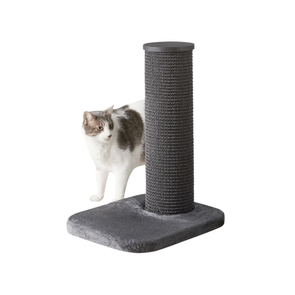 Two by Two Maple 1 Level Grey Cat Tree