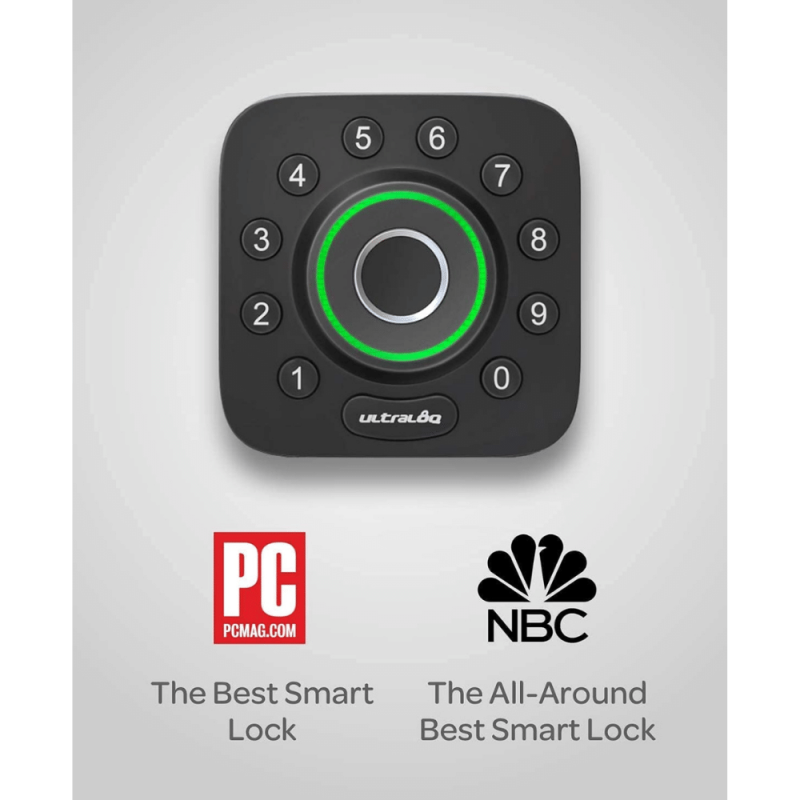 Ultraloq U-Bolt Pro Smart Lock, 6 In 1 Keyless Entry Door Lock with Bluetooth, Deadbolt Lock Edition