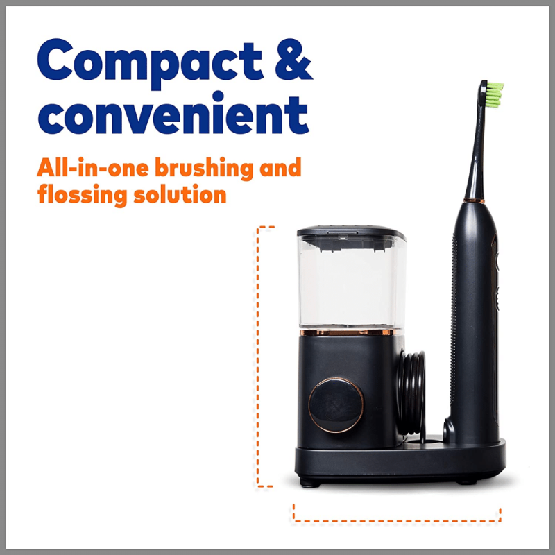 Waterpik Sonic-Fusion Professional Flossing Electric Toothbrush, Black, (Pack of 1)