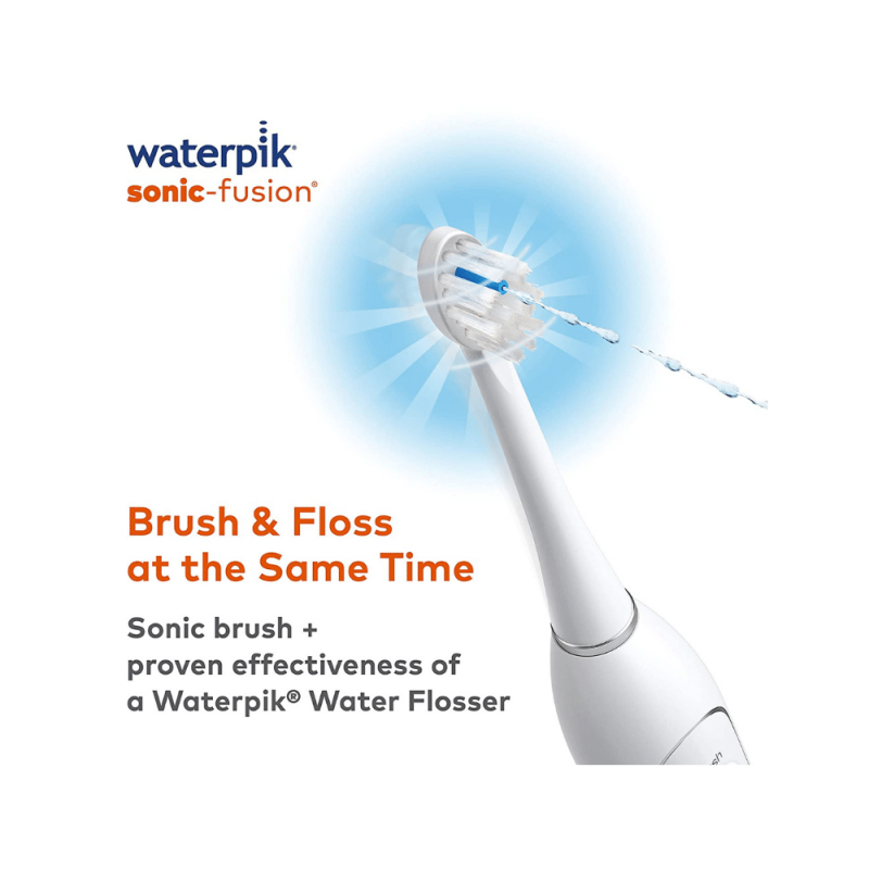 Waterpik Sonic Fusion Professional Flossing, Electric Toothbrush & Water Flosser