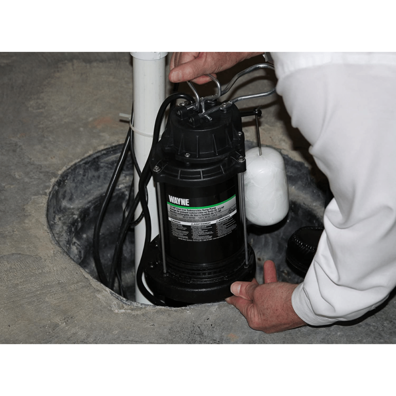 Wayne CDU790 1/3 HP Submersible Cast Iron And Steel Sump Pump With Integrated Vertical Float Switch