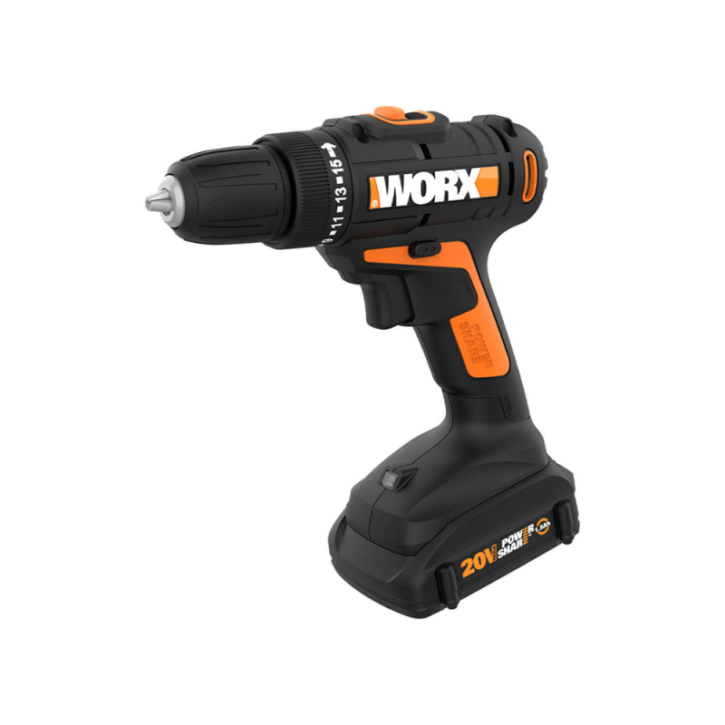 Worx Drill/Driver, Plunge Circular Saw, Flexible LED Light Combo Kit