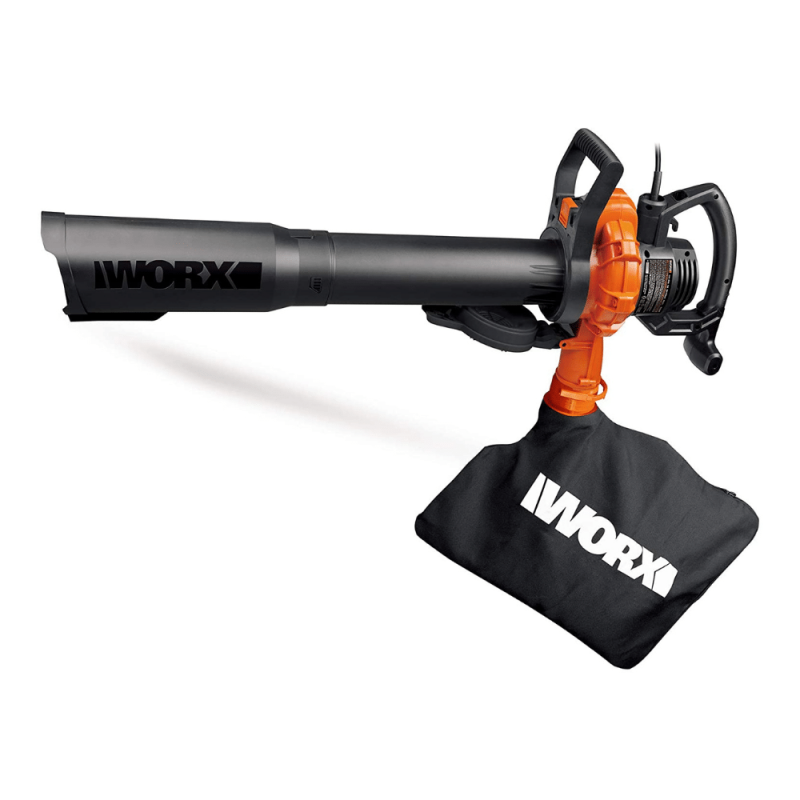 Worx WG518 12 Amp 2-Speed Leaf Blower, Mulcher & Vacuum