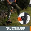 Worx WG930.2 20V PowerShare, Cordless String Trimmer & Turbine Blower Combo Kit