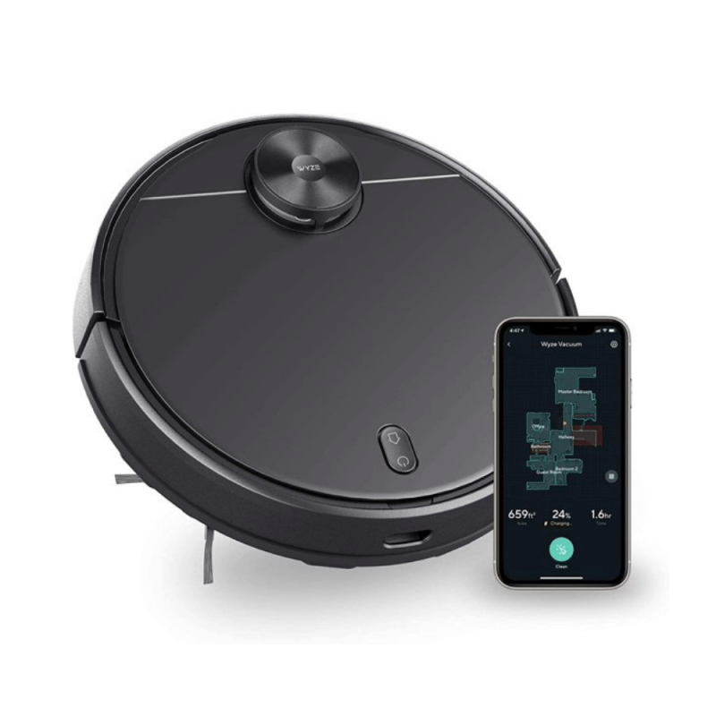 Wyze Robot Vacuum with LiDAR Room Mapping, 2,100Pa Strong Suction