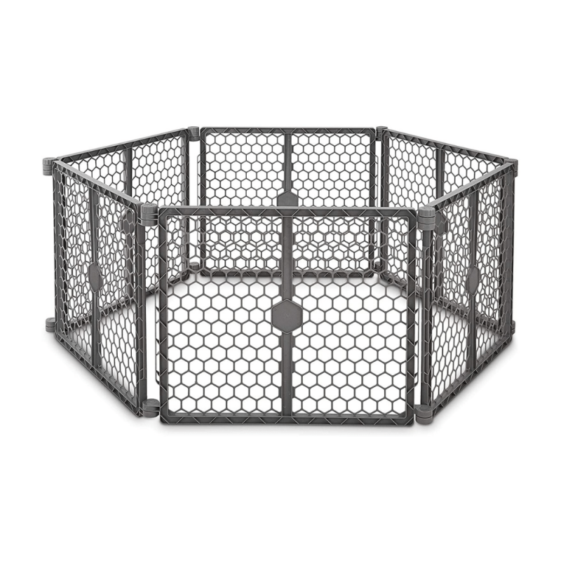 You & Me Convertible Pet Gate and Play Yard, 192" W x 26" H