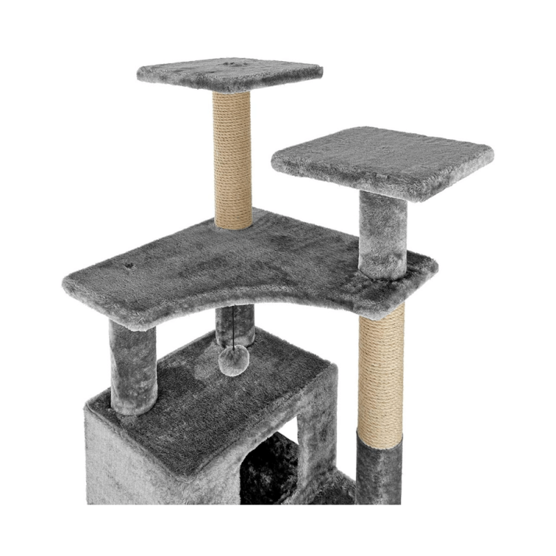 You & Me Deluxe Clubhouse 7-Level Cat Tree, 74.5-Inch Height
