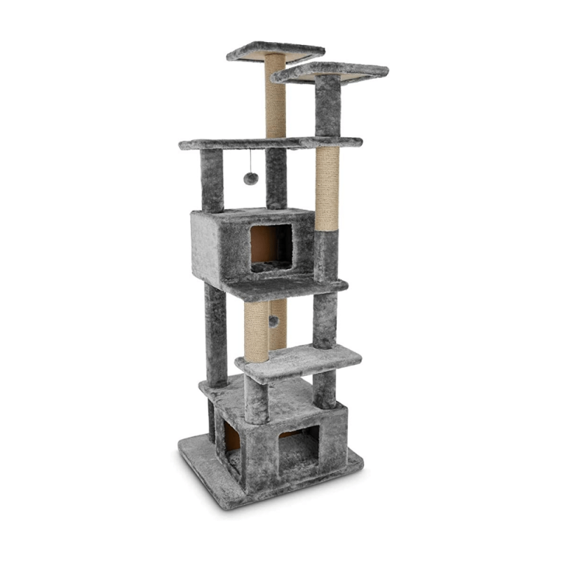 You & Me Deluxe Clubhouse 7-Level Cat Tree, 74.5-Inch Height