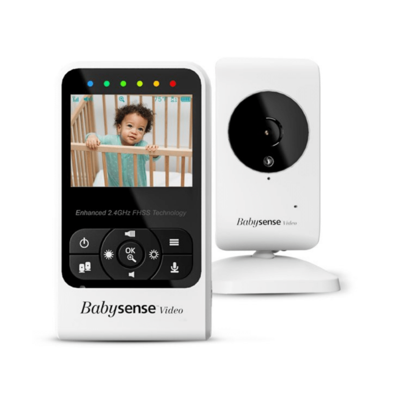 Babysense Compact Video Baby Monitor with Camera and Audio, V24R