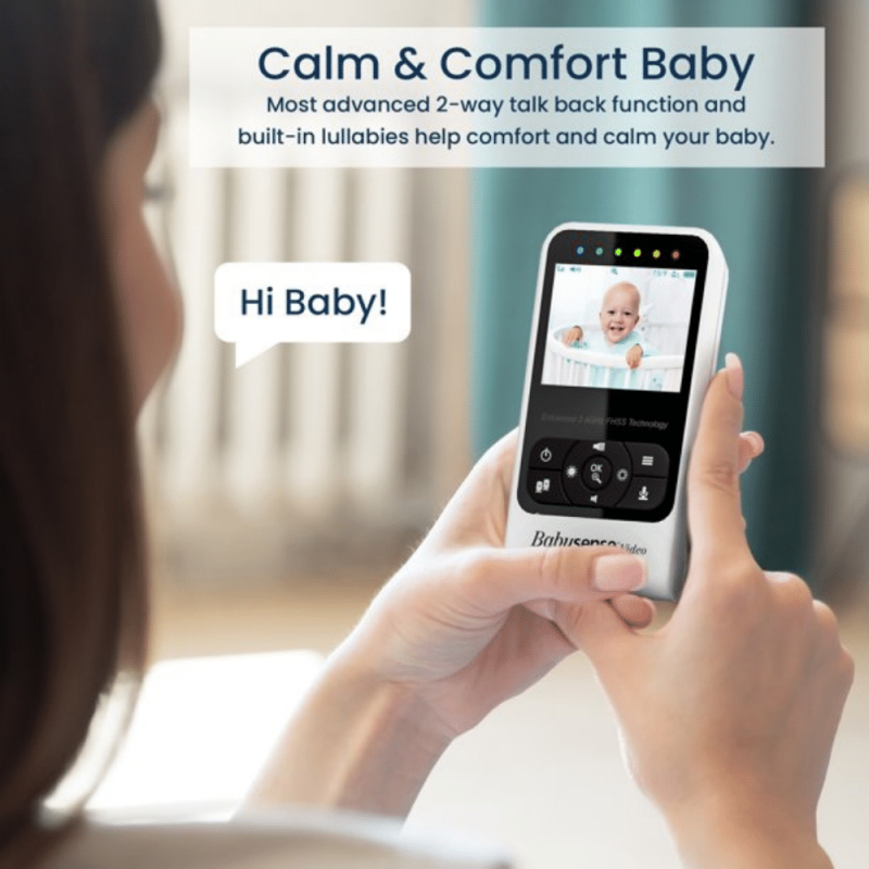 Babysense Compact Video Baby Monitor with Camera and Audio, V24R