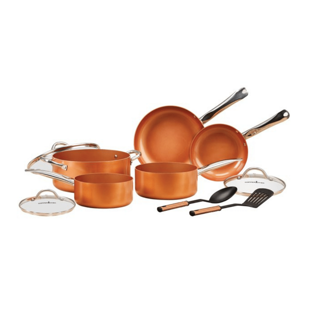 Copper Chef 10 Piece Nonstick Pan Set With Ceramitech
