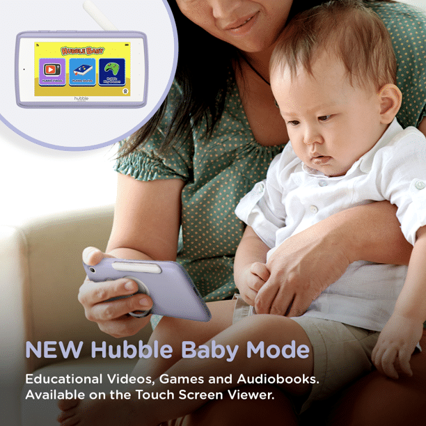 Hubble Connected Nursery Pal Premium, 5” Smart HD Baby Monitor with Touch Screen Viewer