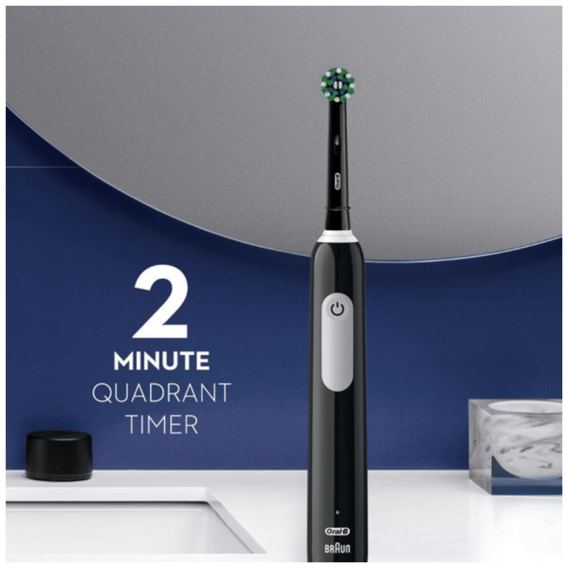 Oral-B Pro 1000 Electric Toothbrush, Black & White, Twin Pack