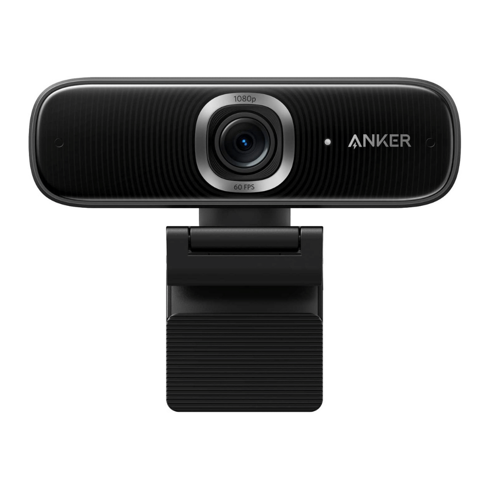 Anker PowerConf C300 Smart Full HD Webcam, 1080P 60FPS Webcam with Noise-Cancelling Microphones