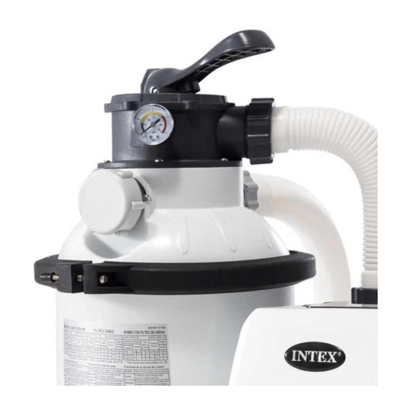 Intex 26643EG Krystal Clear Sand Filter Pump for Above Ground Pools, 10-Inch, 1200 GPH