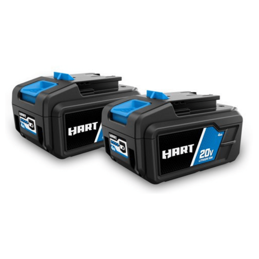Hart 2-Pack 20-Volt Lithium-Ion 4.0Ah Batteries (Charger Not Included)