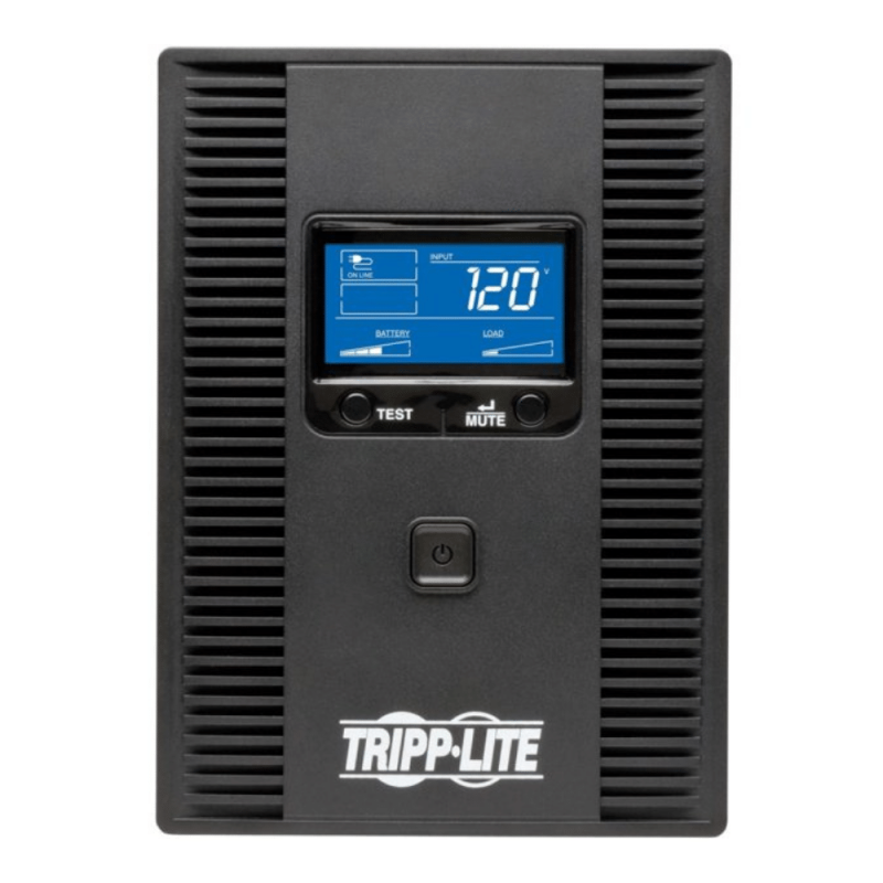 Tripp Lite 1500VA UPS Battery Backup, AVR, LCD, Line Interactive, 10 Outlets, 120V, USB, TEL & Coax Protection (OMNI1500LCDT)