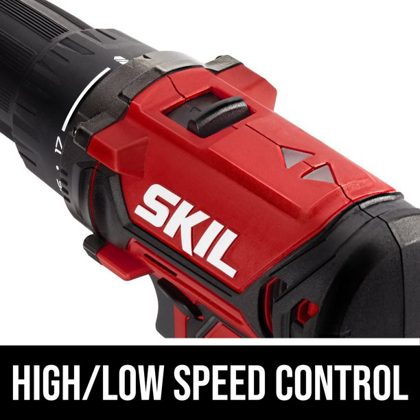 Skil PWRCore 4-Tool 20V Cordless Combo Kit with 2 2.0Ah Lithium-Ion Batteries and Charger (CB739601)