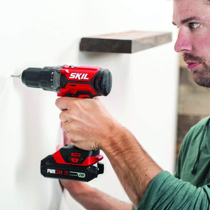 Skil PWRCore 4-Tool 20V Cordless Combo Kit with 2 2.0Ah Lithium-Ion Batteries and Charger (CB739601)