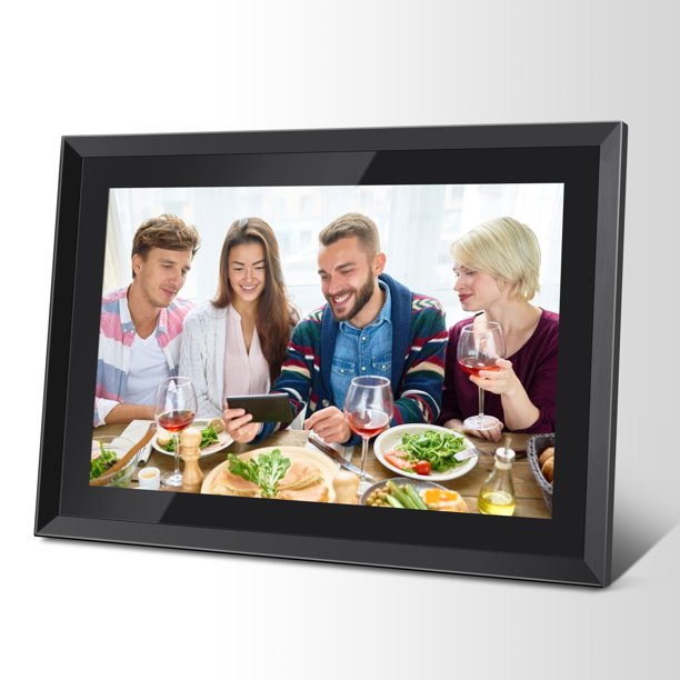 Feelcare 16GB Wifi Digital Picture Frame 10 Inch, IPS HD Display, Touch Screen