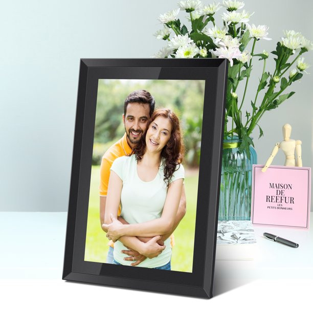 Feelcare 16GB Wifi Digital Picture Frame 10 Inch, IPS HD Display, Touch Screen