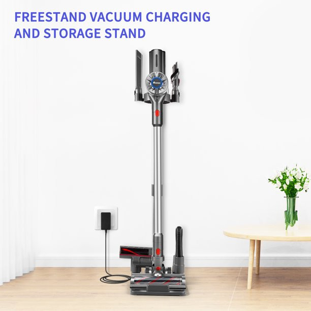 Tocmoc 5-in-1 Stick Vacuum 22000PA Strong Suction Cordless Vacuum & Mop